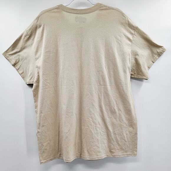 NWT Spencer's Beetlejuice Tan the Afterlife’s Leading Bio-Exorcist T-Shirt XL - Picture 2 of 3